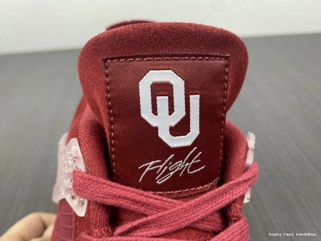 Cheap Husky PE Retro 4 Jordan AJ4-904282 Oklahoma Sooners 0812